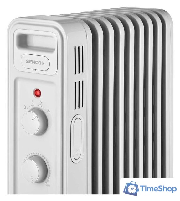 Масляный радиатор Sencor SOH 3409WH - Изображение №3 — Интернет-магазин Time-Shop