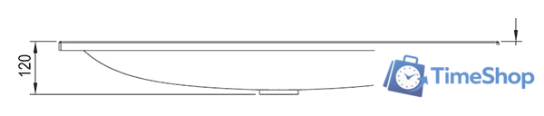 Умывальник Ravak Clear 1000 100x38 [XJJ01110000] - Изображение №9 — Интернет-магазин Time-Shop