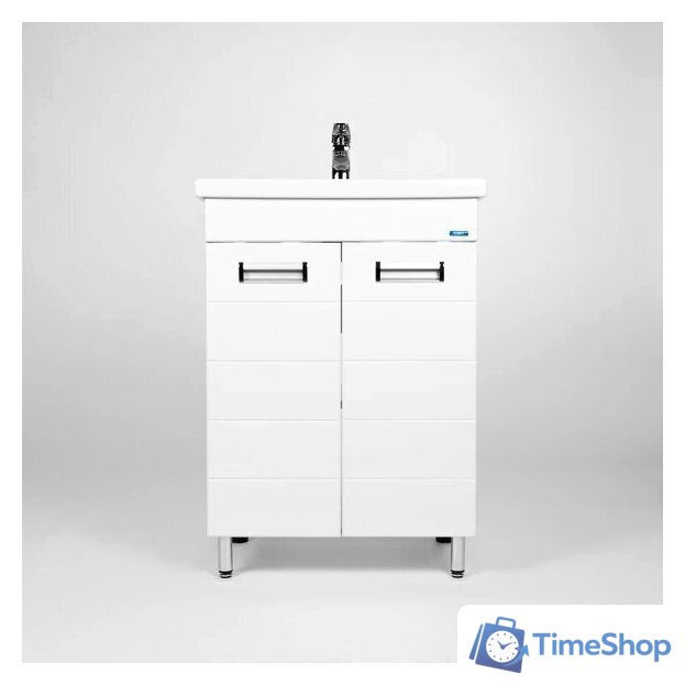  Viant Тумба Вена с умывальником Como 60 VVEN60CO-T2ST + S-UM-COM60/1-w - Изображение №3 — Интернет-магазин Time-Shop