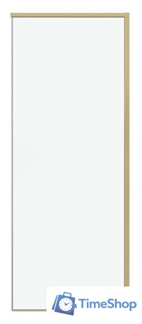 Душевая стенка Grossman Galaxy 90x195 200.K33.01.90.32.00 (золото сатинстекло прозрачное) - Изображение №1 — Интернет-магазин Time-Shop