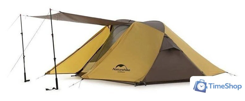 Кемпинговая палатка Naturehike Butterfly NH21YW132 210T 6927595782910 (желто-коричневый) - Изображение №2 — Интернет-магазин Time-Shop
