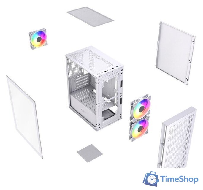 Корпус Powercase Mistral SM05 ARGB CMMSM05W-A3 - Изображение №7 — Интернет-магазин Time-Shop