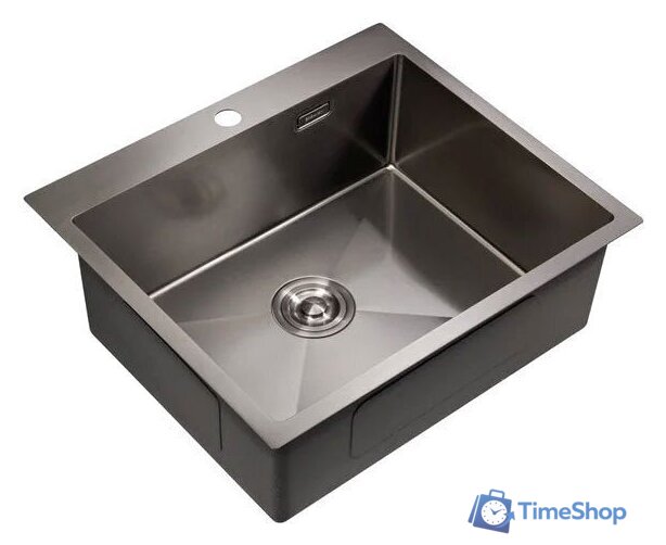 Кухонная мойка Milacio Denia 59 Steel MC.77499 (вороненая сталь) - Изображение №1 — Интернет-магазин Time-Shop
