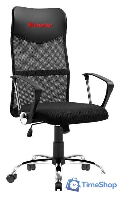 Офисное кресло Defender ATX (черный) - Изображение №1 — Интернет-магазин Time-Shop