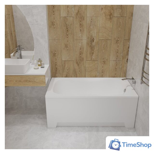 Ванна Lauter Sophia 130 21205130 (с каркасом и сифоном 21Y11021 матовый черный) - Изображение №15 — Интернет-магазин Time-Shop