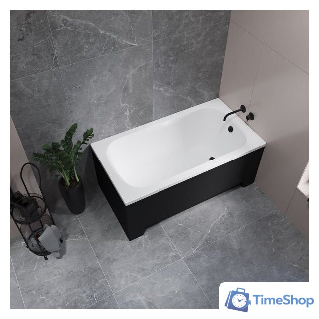 Ванна Lauter Sophia 130 21205130 (с каркасом и сифоном 21Y11021 матовый черный) - Изображение №20 — Интернет-магазин Time-Shop