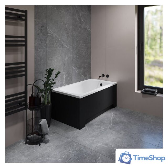 Ванна Lauter Sophia 130 21205130 (с каркасом и сифоном 21Y11021 матовый черный) - Изображение №21 — Интернет-магазин Time-Shop