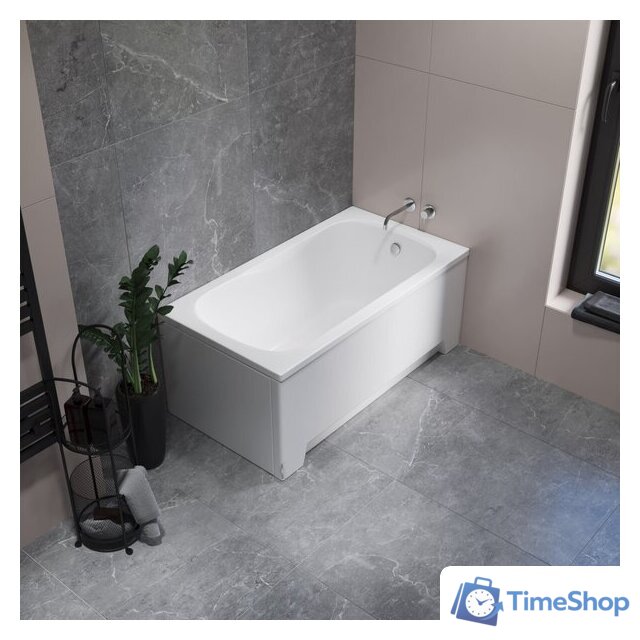 Ванна Lauter Sophia 130 21205130 (с каркасом и сифоном 21Y11021 матовый черный) - Изображение №7 — Интернет-магазин Time-Shop