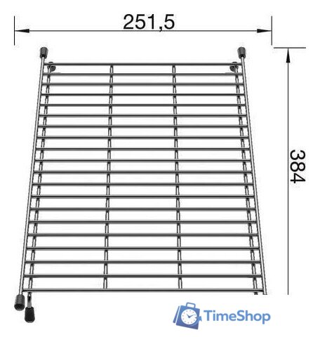 Сушилка для посуды Blanco 234795 - Изображение №2 — Интернет-магазин Time-Shop