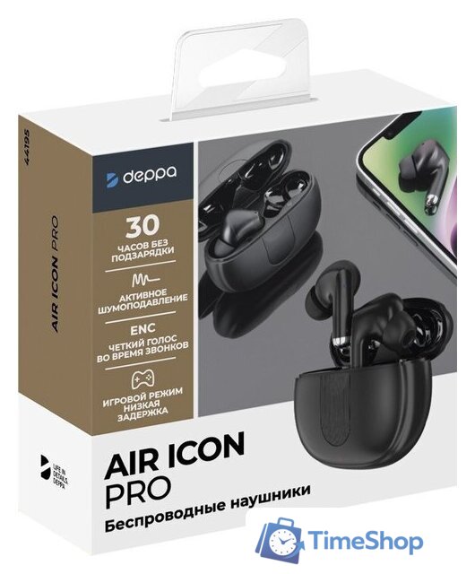 Наушники Deppa Air Icon Pro - Изображение №7 — Интернет-магазин Time-Shop
