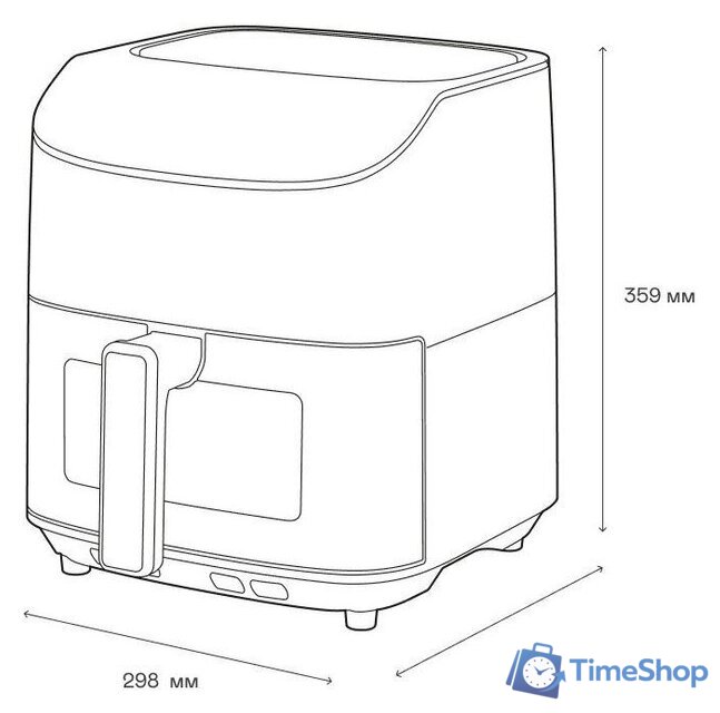 Аэрогриль (аэрофритюрница) Garlyn AG-500 - Изображение №2 — Интернет-магазин Time-Shop