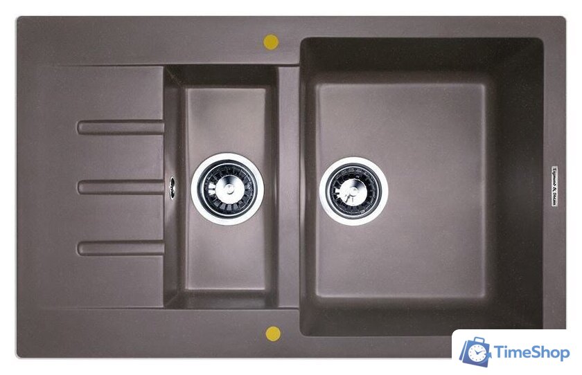 Кухонная мойка Zigmund & Shtain Rechteck 775.2 (швейцарский шоколад) - Изображение №1 — Интернет-магазин Time-Shop