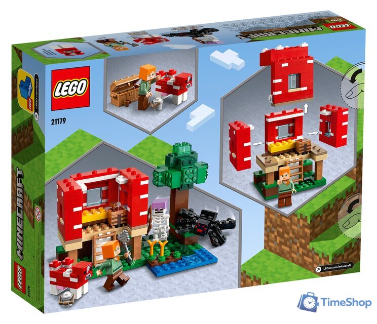 Конструктор LEGO Minecraft 21178 Лисья хижина - Изображение №2 — Интернет-магазин Time-Shop