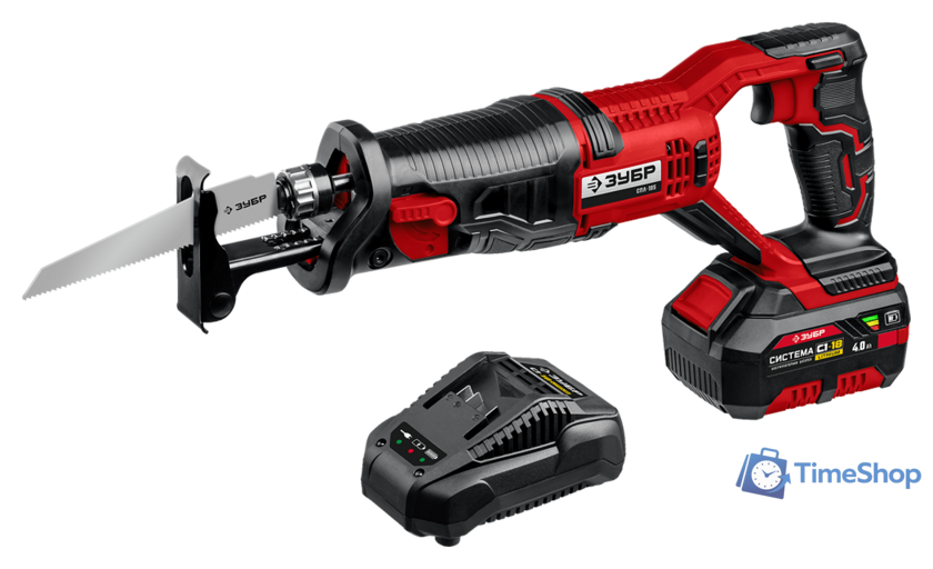 Сабельная пила Зубр Мастер СПЛ-185-41 (с 1-им АКБ) - Изображение №1 — Интернет-магазин Time-Shop