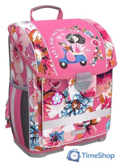 Школьный рюкзак Erich Krause ErgoLine 16L Flower Scooter 52572 - Изображение №1 — Интернет-магазин Time-Shop