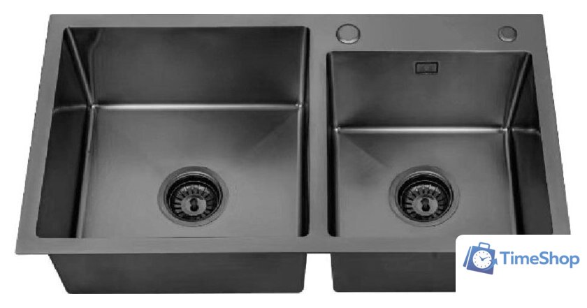 Кухонная мойка РМС MR-7843BL (с корзиной и дозатором) - Изображение №1 — Интернет-магазин Time-Shop
