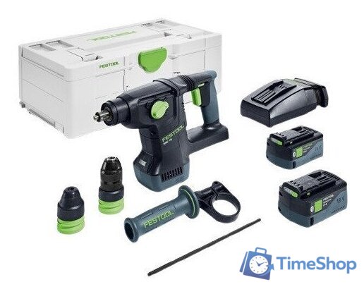 Перфоратор Festool Khc 18 5.0 Ebi-Plus 577448 (с 2-мя АКБ, кейс) - Изображение №1 — Интернет-магазин Time-Shop