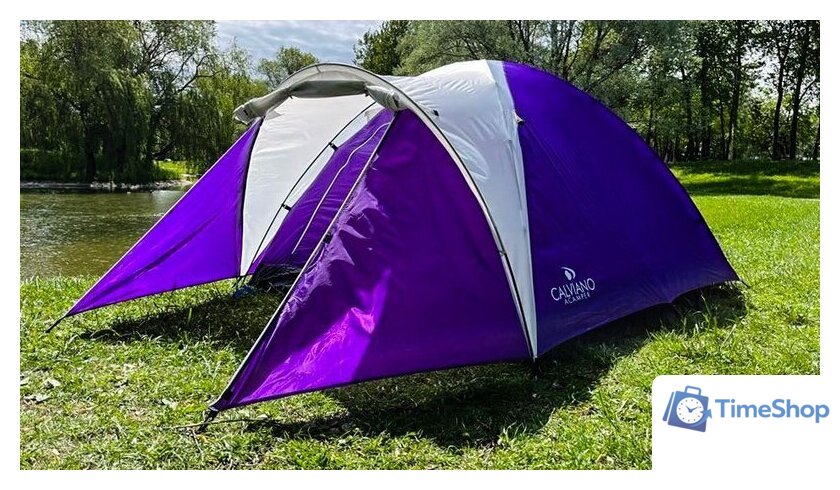 Треккинговая палатка Calviano Acamper Acco 4 (фиолетовый) - Изображение №2 — Интернет-магазин Time-Shop