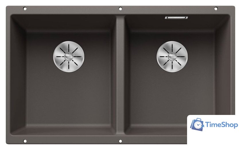 Кухонная мойка Blanco Subline 350/350-U 527347 (вулканический серый) - Изображение №2 — Интернет-магазин Time-Shop