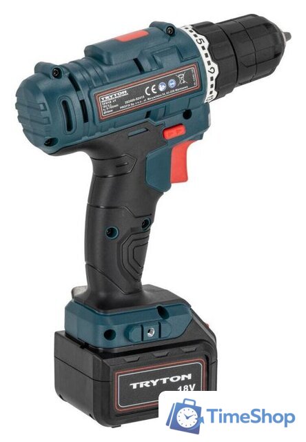 Дрель-шуруповерт Tryton TFV18B2 (с 2-мя АКБ, кейс) - Изображение №8 — Интернет-магазин Time-Shop