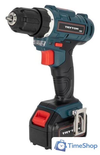 Дрель-шуруповерт Tryton TFV18B2 (с 2-мя АКБ, кейс) - Изображение №1 — Интернет-магазин Time-Shop