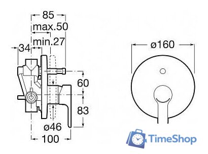 Смеситель Roca L20 5A0A09C00 - Изображение №2 — Интернет-магазин Time-Shop