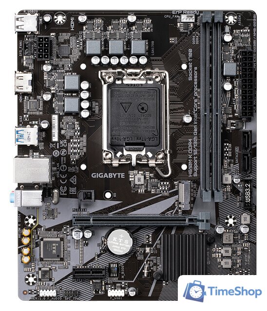 Материнская плата Gigabyte H610M K DDR4 - Изображение №1 — Интернет-магазин Time-Shop