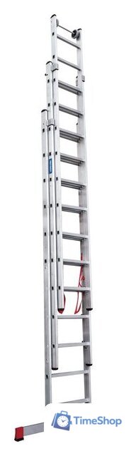 Лестница-стремянка Новая высота NV 523 трёхсекционная индустриальная 3x11 ступеней - Изображение №4 — Интернет-магазин Time-Shop