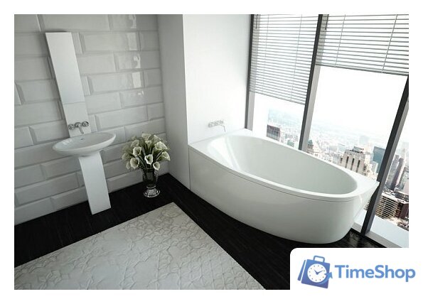 Ванна Aquatek Дива 160x90 (с каркасом и экраном, правая) - Изображение №2 — Интернет-магазин Time-Shop