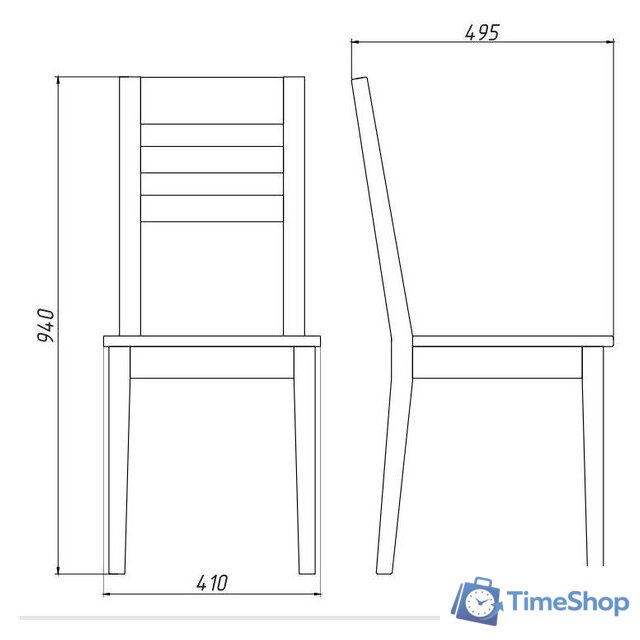 Стул Белдревизделие Фернан ДМ-2 (Е 50) - Изображение №4 — Интернет-магазин Time-Shop