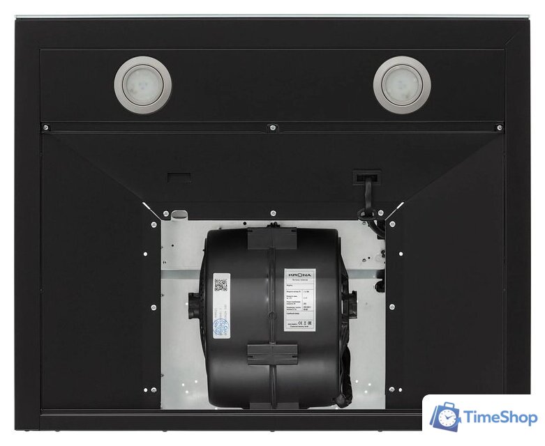 Кухонная вытяжка Krona Onyx 600 Glass S (черный) - Изображение №6 — Интернет-магазин Time-Shop