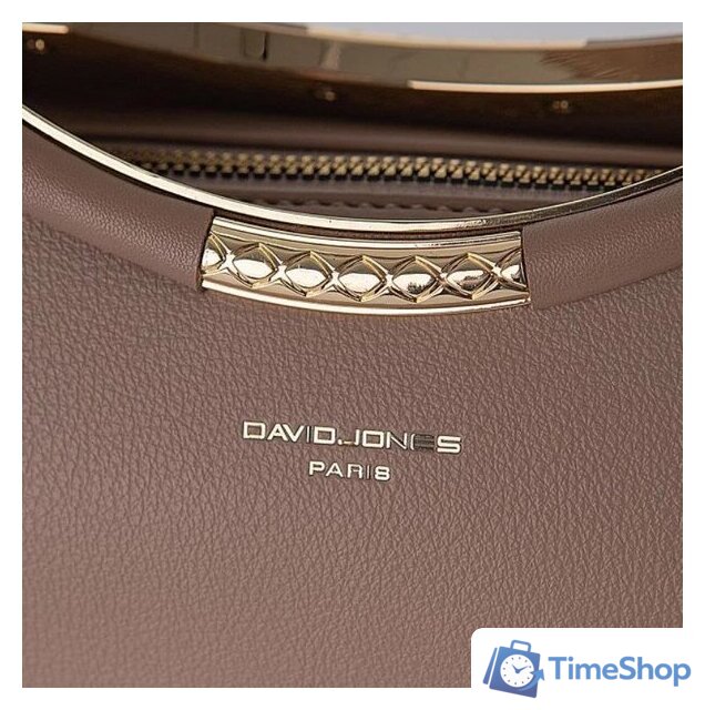 Женская сумка David Jones 823-CM6752-DPK (розовый) - Изображение №6 — Интернет-магазин Time-Shop