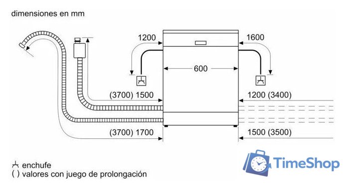 Встраиваемая посудомоечная машина Siemens iQ300 SN73HX03VE - Изображение №7 — Интернет-магазин Time-Shop