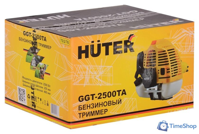 Триммер Huter GGT-2500ТA 70/2/76 - Изображение №11 — Интернет-магазин Time-Shop