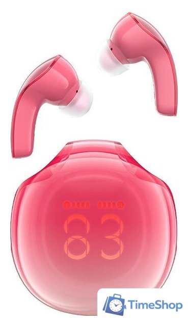 Наушники AceFast T9 Crystal Air (красный) - Изображение №1 — Интернет-магазин Time-Shop