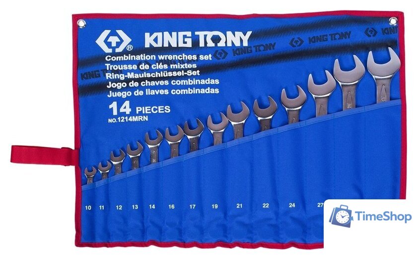 Набор ключей King Tony 1214MRN (14 предметов) - Изображение №1 — Интернет-магазин Time-Shop