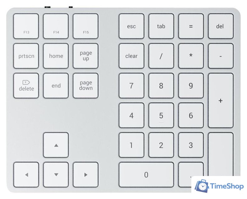 Цифровой блок Satechi Bluetooth Extended Keypad (серебристый) - Изображение №1 — Интернет-магазин Time-Shop