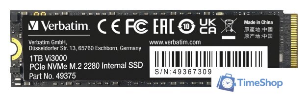 SSD Verbatim Vi3000 1TB 49375 - Изображение №1 — Интернет-магазин Time-Shop