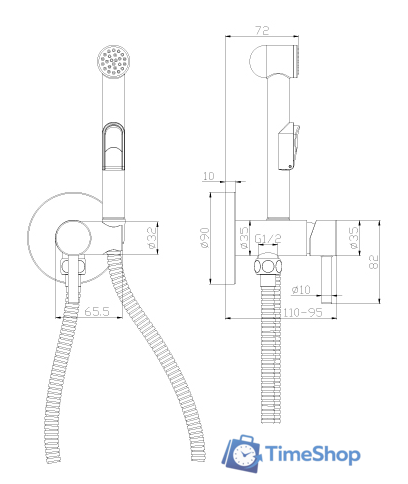 Смеситель без скрытого механизма Rossinka Silvermix X25-51 - Изображение №2 — Интернет-магазин Time-Shop