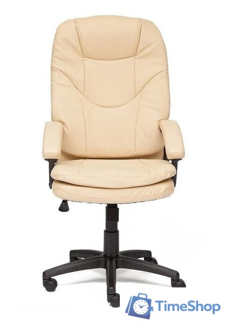 Офисное кресло TetChair Comfort LT кожзам (бежевый) - Изображение №2 — Интернет-магазин Time-Shop