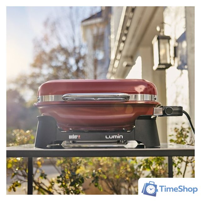 Электрогриль Weber Lumin Red 92040979 - Изображение №2 — Интернет-магазин Time-Shop