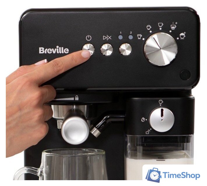 Рожковая кофеварка Breville Prima Latte Compact VCF183X - Изображение №2 — Интернет-магазин Time-Shop