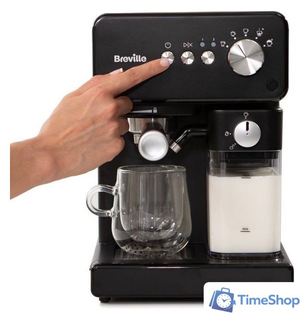 Рожковая кофеварка Breville Prima Latte Compact VCF183X - Изображение №10 — Интернет-магазин Time-Shop