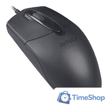 Мышь A4Tech OP-730D (черный) - Изображение №2 — Интернет-магазин Time-Shop