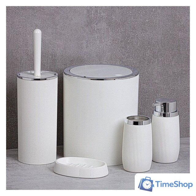 Набор аксессуаров для ванной Bemeta Home 290000209 (белый) - Изображение №1 — Интернет-магазин Time-Shop