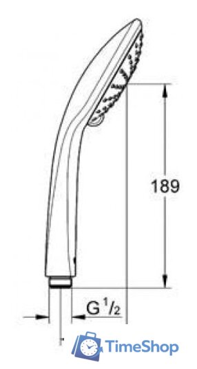 Душевая лейка Grohe Vitalio Joy 110 Duo 27317000 - Изображение №2 — Интернет-магазин Time-Shop