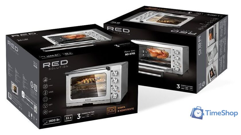 Мини-печь RED Solution RO-5701 - Изображение №6 — Интернет-магазин Time-Shop