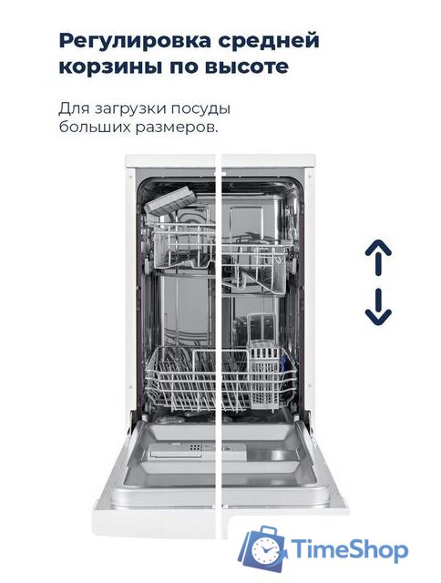 Отдельностоящая посудомоечная машина MAUNFELD MWF08B - Изображение №31 — Интернет-магазин Time-Shop