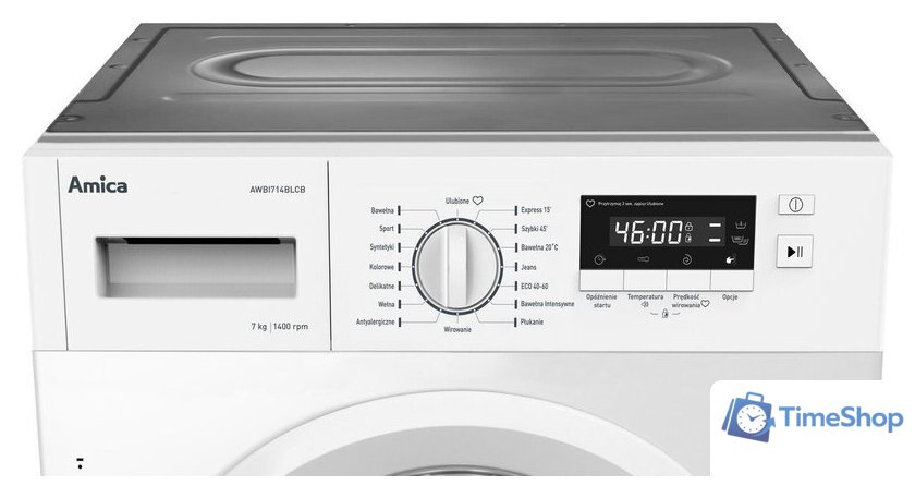 Стиральная машина Amica AWBI714BLCB - Изображение №8 — Интернет-магазин Time-Shop