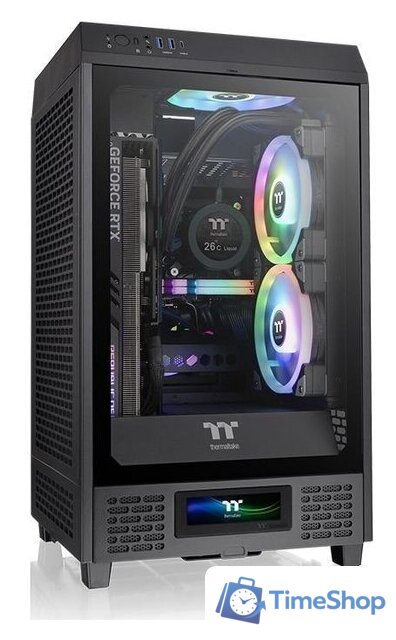 ЖК-панель Thermaltake LCD Panel Kit Tower 200 AC-066-OO1NAN-A1 - Изображение №5 — Интернет-магазин Time-Shop